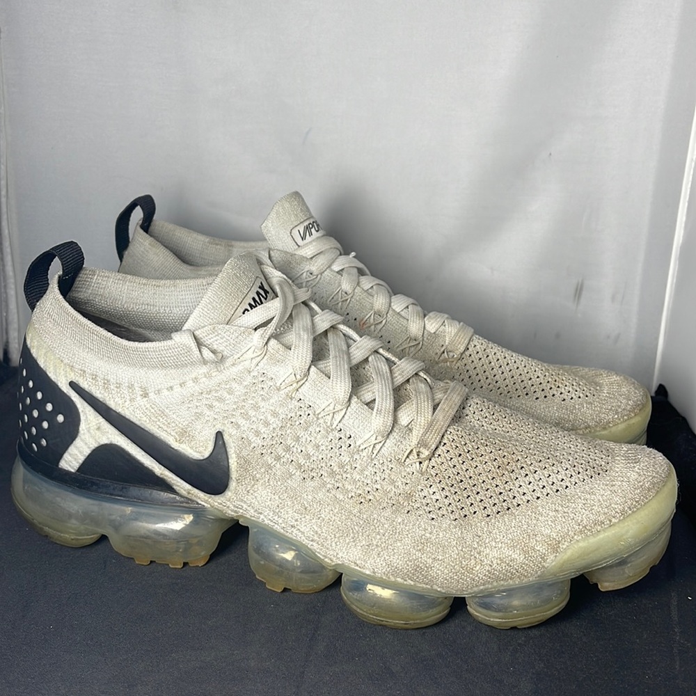 Nike Air Vapormax Flyknit 2 White Black Reverse Orca Mens Size 10 942842-103